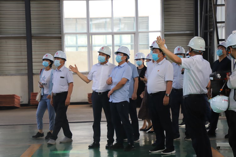 Wang Dongliang, vice chairman of the Zhengzhou Political Consultative Conference, and his party visited our company for investigation and research